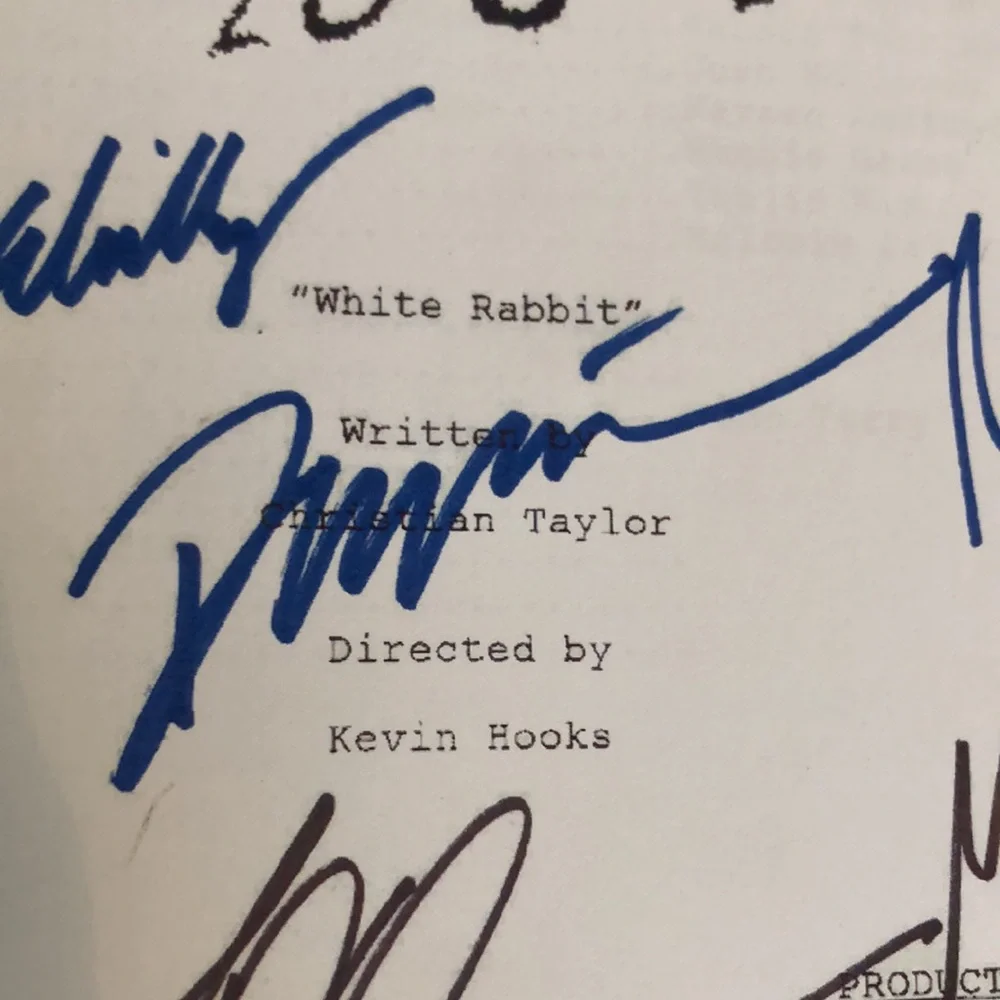 LOST Season 1 Episode 5 White Rabbit SCRIPT date 10/20/04 reproduced signed copy